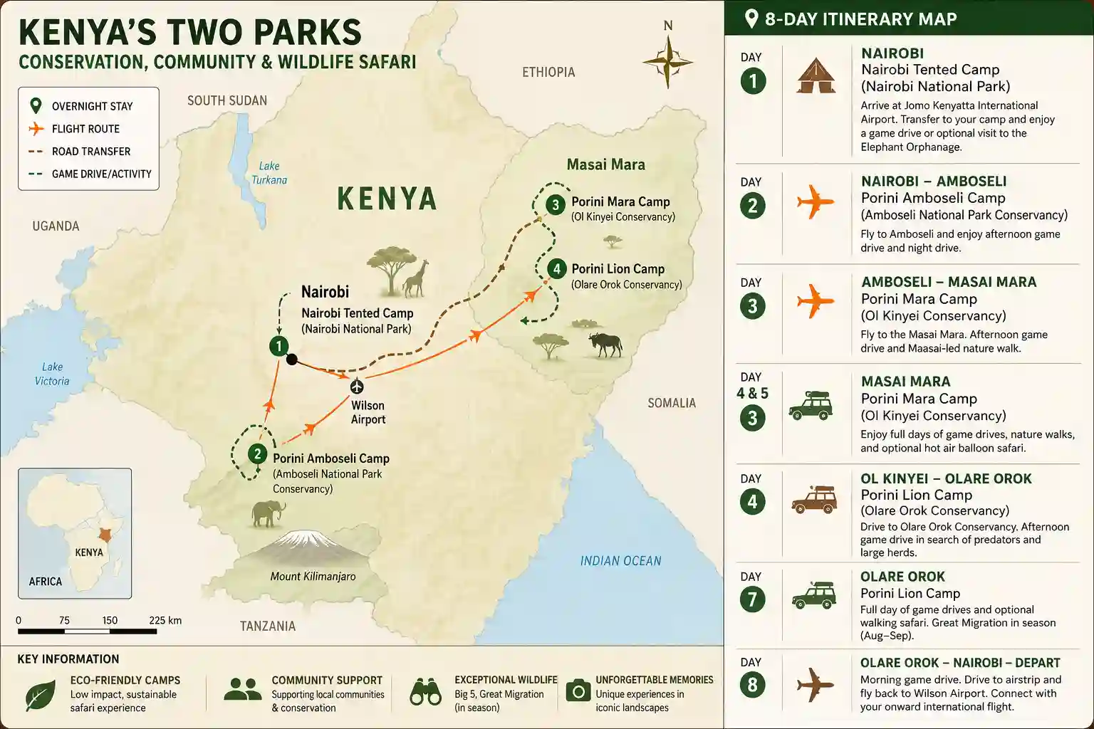 8-Day Kenya Luxury Safari