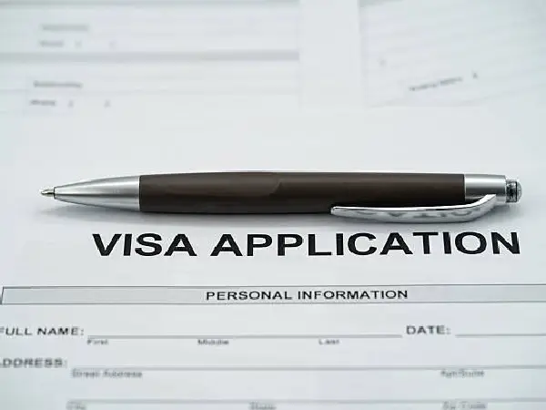 personal information for visa application