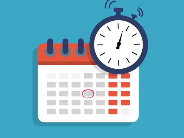 time that it takes for the application