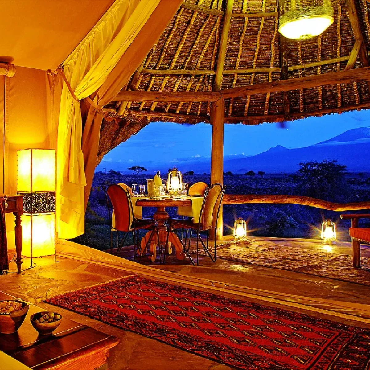 Luxury Amboseli Elewana Tortilis Camp Safari Hotels Booked Online Through Crystal Tours Kenya (1)